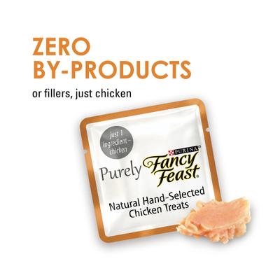 Show full view: Purina Fancy Feast Purely Natural Hand-Selected Chicken Soft Cat Treat, 10 count slide 5 of 11