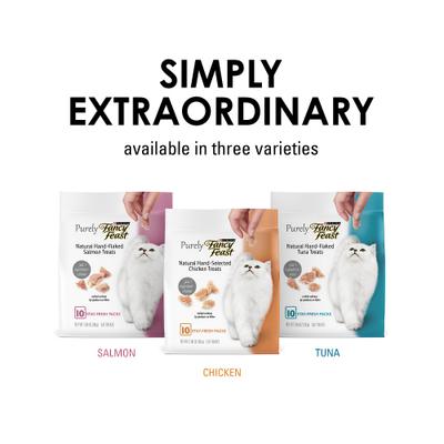 Show full view: Purina Fancy Feast Purely Natural Hand-Selected Chicken Soft Cat Treat, 10 count slide 8 of 11