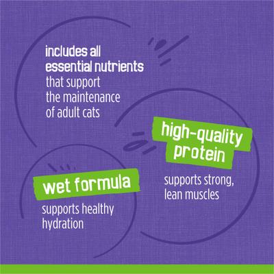 Show full view: Purina Friskies Seafood & Chicken Pate Favorites Variety Pack Wet Cat Food, 5.5-oz can, case of 40 slide 8 of 11