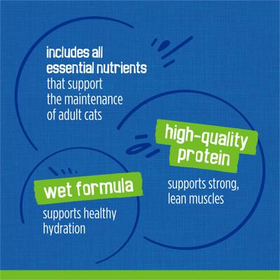 Show full view: Purina Friskies Seafood Favorites Wet Cat Food Variety Pack, 5.5-oz can, case of 32 slide 7 of 10