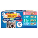 Purina Friskies Seafood Favorites Wet Cat Food Variety Pack, 5.5-oz can, case of 32