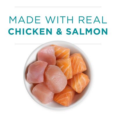 Show full view: Purina ONE Grain-Free Natural Pate Healthy Kitten Chicken & Salmon Recipe Wet Kitten Food, 3-oz can, case of 24 slide 5 of 15