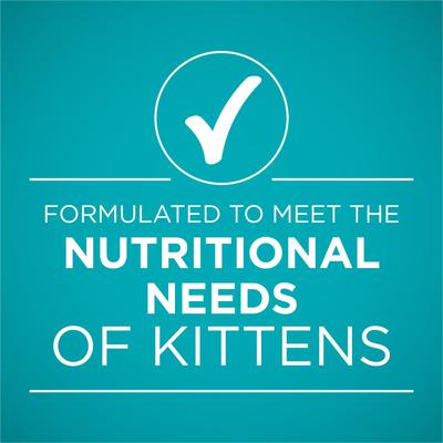 Show full view: Purina ONE Grain-Free Natural Pate Healthy Kitten Chicken & Salmon Recipe Wet Kitten Food, 3-oz can, case of 4 slide 7 of 15