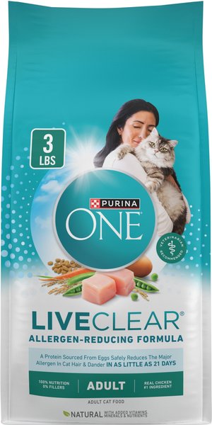 Allergy Medicine Best Cat Foods For Allergies PURINA ONE LiveClear