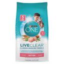 Purina ONE LiveClear Allergen-Reducing Formula Chicken Flavor Natural Kitten Dry Cat Food, 5-lb bag