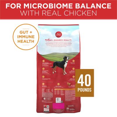 Show full view: Purina ONE Natural Adult Chicken & Rice Formula Dry Dog Food, 80-lb bundle slide 3 of 12