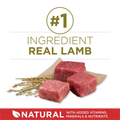 Show full view: Purina ONE Natural SmartBlend Lamb & Rice Formula Dry Dog Food, 16.5-lb bag slide 4 of 10