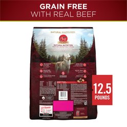 Purina ONE Natural True Instinct Grain-Free with Real Beef Dry Dog Food, 12.5-lb bag slide 2 of 5