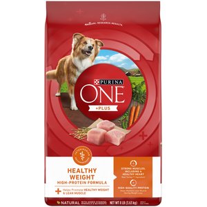 Purina ONE +Plus Adult High-Protein Healthy Weight Formula Turkey Formula Dry Dog Food, 8-lb bag