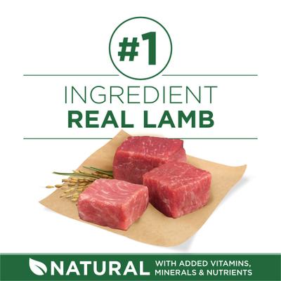 Show full view: Purina ONE +Plus Adult Small Breed Lamb & Rice Formula Dry Dog Food, 3.8-lb bag slide 4 of 10