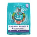 Purina ONE +Plus Hairball Formula Natural Adult Dry Cat Food, 22-lb bag