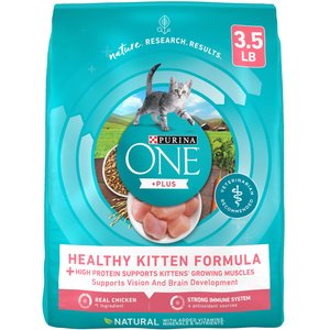Purina ONE +Plus Healthy Kitten Muscle Vision & Brain Development Natural Dry Cat Food