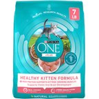 Purina ONE +Plus Healthy Kitten Muscle Vision & Brain Development Natural Dry Cat Food, 7-lb bag