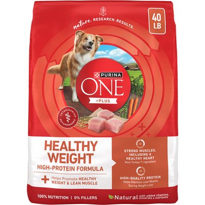 Purina ONE Purina ONE Plus Healthy Weight Formula Dry Dog Food, 40-lb bag