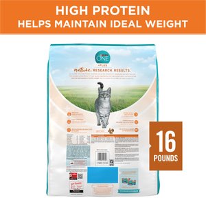 Purina ONE +Plus Ideal Weight Natural High Protein Adult Dry Cat Food, 16-lb bag