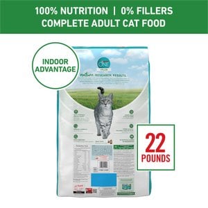 Purina ONE +Plus Indoor Advantage Adult Natural, Low Fat, Weight Control, Indoor Real Turkey Dry Cat Food, 22-lb bag