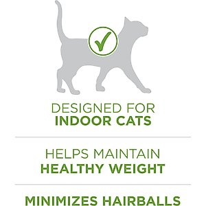 Purina ONE +Plus Indoor Advantage with Real Turkey Weight-Control & Hairball Adult Dry Cat Food, 22-lb bag
