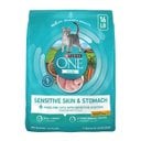 Purina ONE +Plus Sensitive Skin & Stomach Adult Natural Digestive Dry Cat Food, 16-lb bag