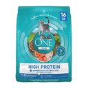 Purina ONE Plus Skin & Coat Health Formula Natural Salmon & Ocean Whitefish High Protein Dry Cat Food, 16-lb bag