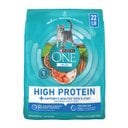 Purina ONE Plus Skin & Coat Health Formula Natural Salmon & Ocean Whitefish High Protein Dry Cat Food, 22-lb bag