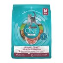 Purina ONE +Plus Urinary Tract Health Formula High Protein Adult Dry Cat Food, 16-lb bag