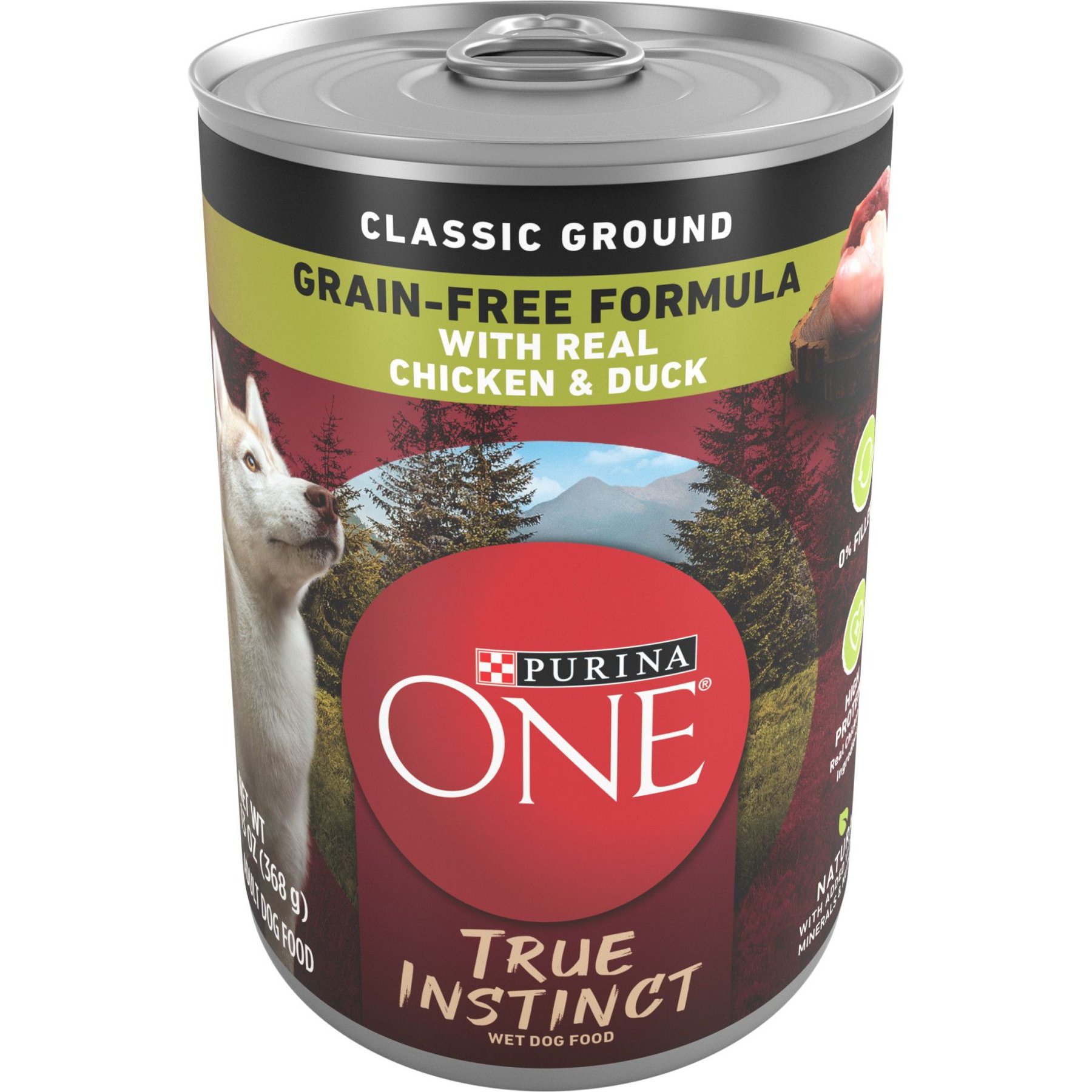 Purina ONE SmartBlend Chicken & Duck Dog Food, 13-oz, 12 ct