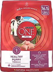 Purina ONE SmartBlend Healthy Puppy Formula Dry Dog Food + Burt's Bees Tearless Puppy Shampoo with Buttermilk slide 2 of 9