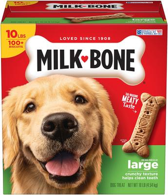 Show full view: Purina ONE SmartBlend Lamb & Rice Adult Formula Dry Food + Milk-Bone Original Large Biscuit Dog Treats slide 2 of 10