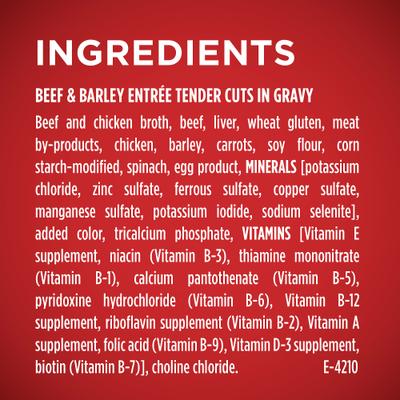 Show full view: Purina ONE SmartBlend Tender Cuts in Gravy Variety Pack Wet Dog Food, 13-oz, case of 6 slide 8 of 11