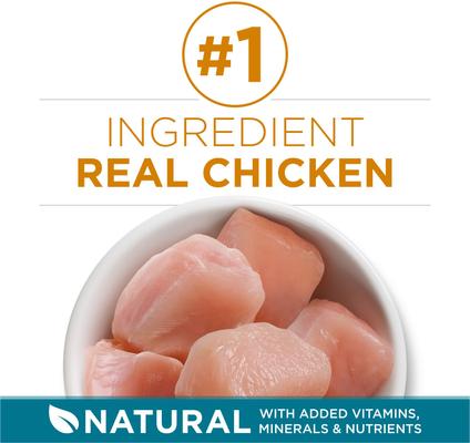 Show full view: Purina ONE Tender Selects Blend with Real Chicken Digestive Formula Dry Cat Food, 22-lb bag slide 4 of 10