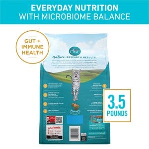 Purina ONE Tender Selects Blend with Real Chicken Natural Dry Cat Food, 3.5-lb bag