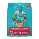 Purina ONE Tender Selects Blend with Real Salmon Natural Dry Cat Food, 16-lb bag