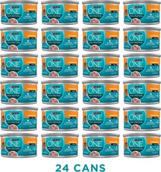Purina ONE Natural Chicken in Gravy High Protein Wet Cat Food, 3-oz can, case of 24 slide 2 of 7