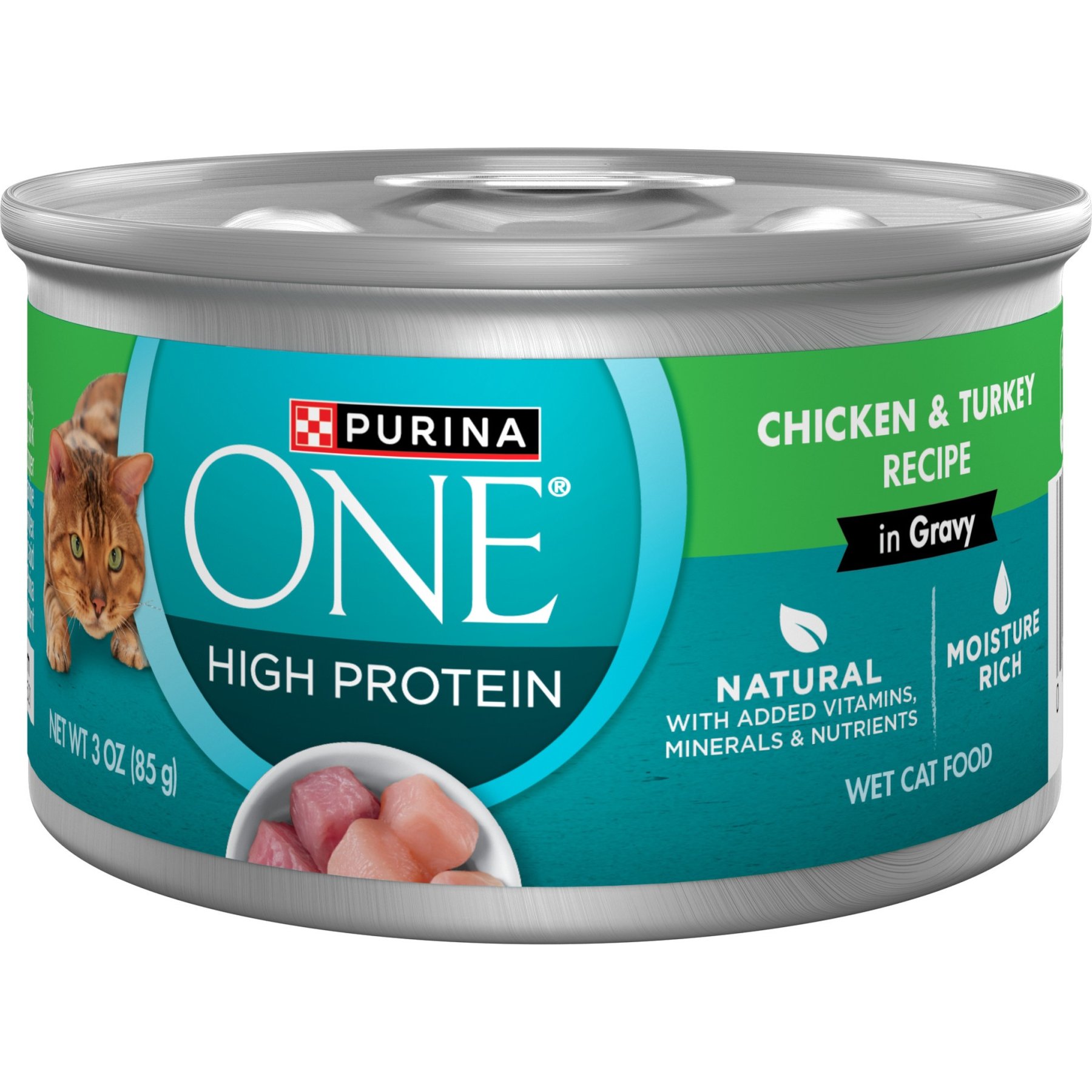 Purina ONE SmartBlend Pairings Chicken & Turkey Cat Food, 3-oz, 24 ct