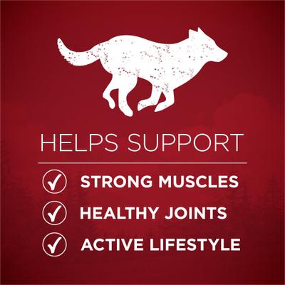 Show full view: Purina ONE True Instinct Lean Muscle Support High Protein Real Beef Dry Dog Food, 27.5-lb bag slide 6 of 12