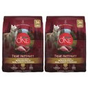 Purina ONE True Instinct Natural High Protein with Real Turkey & Venison Dry Dog Food, 36-lb bag, bundle of 2