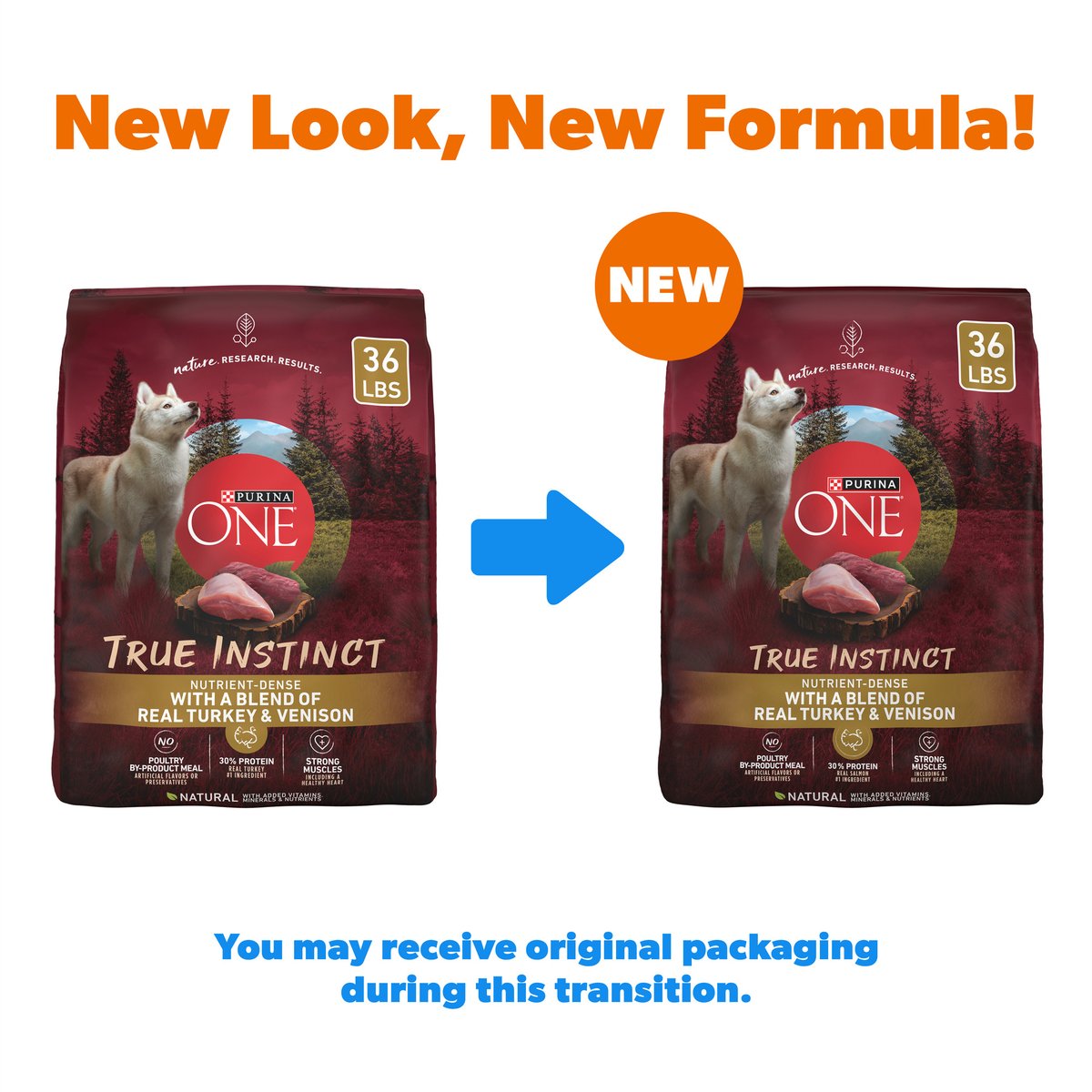 Photo inspiration: Visual Reference: Purina One True Instinct Natural High Protein With Real Turkey