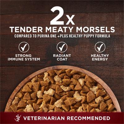 Show full view: Purina ONE True Instinct Puppy Real Chicken & Duck High Protein Dry Dog Food, 15-lb bag slide 4 of 10