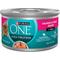 Show in main carousel: Purina ONE Natural Salmon & Trout Recipe in Sauce High Protein Wet Cat Food, 3-oz can, case of 24 slide 1 of 11