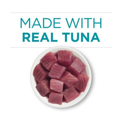 Show full view: Purina ONE Natural Tuna in Sauce High Protein Wet Cat Food, 3-oz can, case of 24 slide 5 of 11