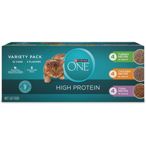 Purina Pro Plan High Protein Complete Essentials Seafood Favorites Variety Pack Wet Cat Food