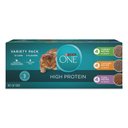 Purina ONE Natural Turkey, Chicken & Tuna Variety Pack High Protein Wet Cat Food, 3-oz can, bundle of 48 