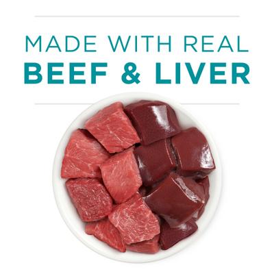 Show full view: Purina ONE Urinary Tract Health Beef & Liver Recipe Wet Cat Food, 3-oz can, case of 24 slide 5 of 13