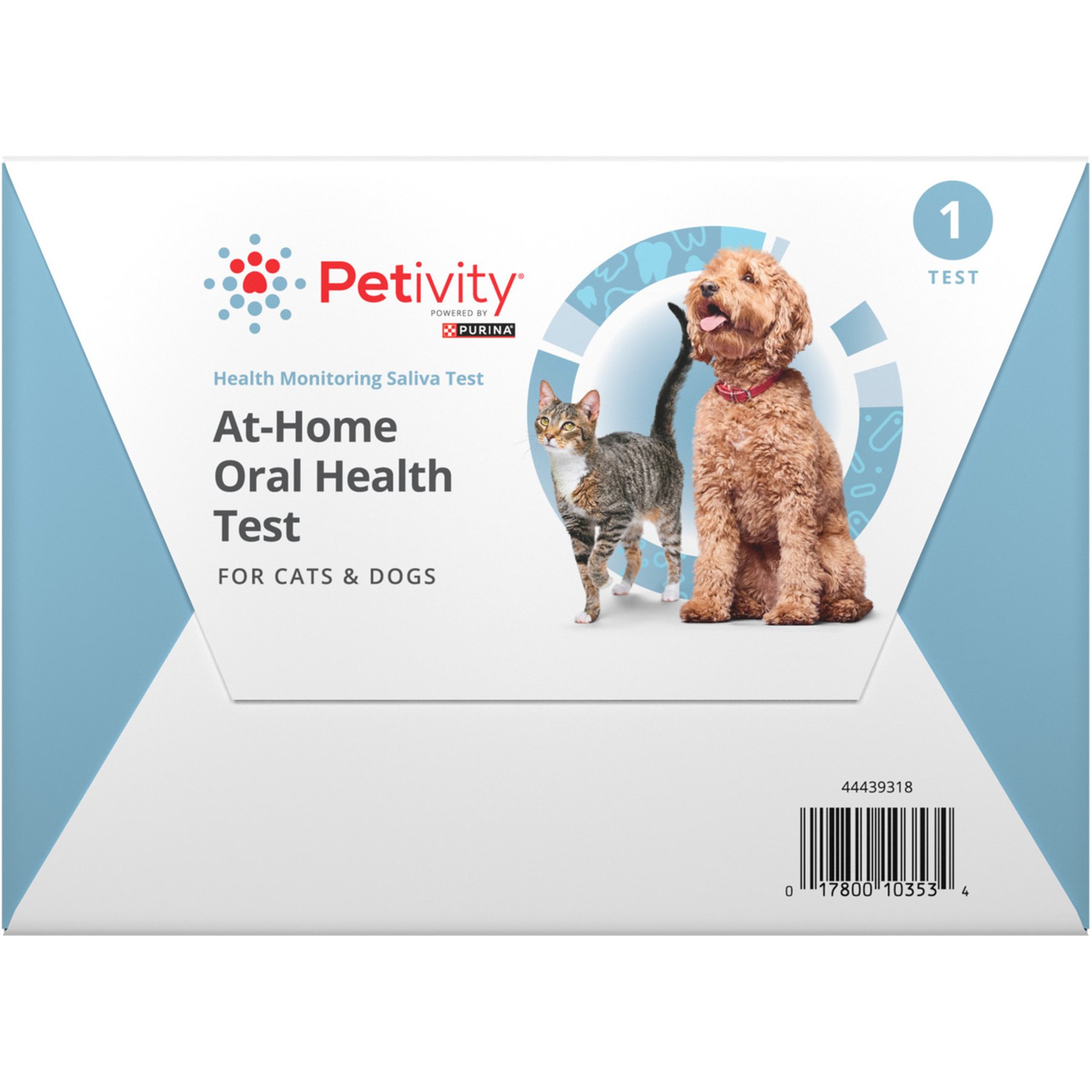 Purina Petivity At-Home Oral Health Test for Dogs & Cats, 1 count