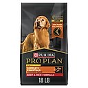 Purina Pro Plan 7+ Complete Essentials Shredded Blend Beef & Rice Formula High Protein Dog Food, 18-lb bag
