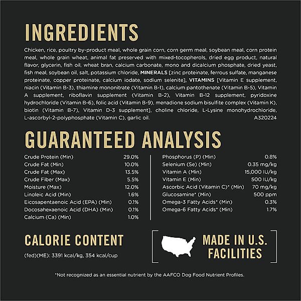 Purina Pro Plan Adult 7 Plus Weight Management Shredded Blend Chicken & Rice Formula Senior Dry Dog Food