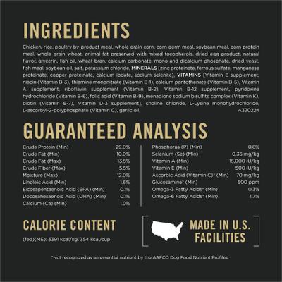 Show full view: Purina Pro Plan Adult 7 Plus Weight Management Shredded Blend Chicken & Rice Formula Senior Dry Dog Food, 34-lb bag slide 7 of 12