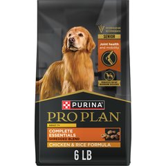 Purina Pro Plan Adult 7+ Shredded Blend Chicken & Rice Formula Dry Dog Food, 6-lb bag