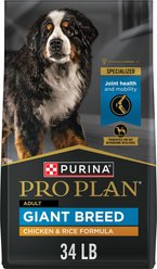 Purina Pro Plan Adult Giant Breed Formula Dry Dog Food, 34-lb bag