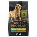 Purina Pro Plan Adult Large Breed Weight Management Chicken & Rice Formula Dry Dog Food, 34-lb bag